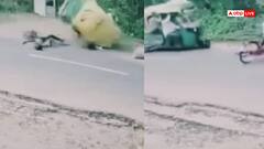Video: साइकिल वाले को क्या सूझी? लोगों से भरा ऑटो भी पलट गया, भयावह हादसे का वीडियो वायरल