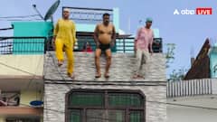 प्रयागराज SI चंद्रदीप निषाद का गंगा में छलांग लगाते हुए फिर वीडियो वायरल