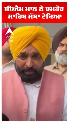 ਸੀਐਮ ਮਾਨ ਨੇ ਚਮਕੌਰ ਸਾਹਿਬ ਮੱਥਾ ਟੇਕਿਆ