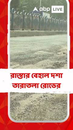 এখনও বেহাল দশা তারাতলা মেন রোডের, বিপদকে সঙ্গে নিয়ে যাতায়াত যাত্রীদের