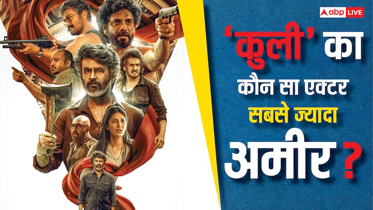 ना रजनीकांत ना आमिर खान, 'कुली' का ये एक्टर है सबसे अमीर, 3310 करोड़ की है नेटवर्थ, नाम जान हैरान रह जाएंगे