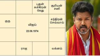 TVK Vijay: விஜய் ஜாதகத்தில் ரகசியம்! திமுக-வை வெல்வாரா? ஜோதிடம் சொல்வது என்ன?