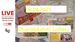 LIVE | Kerala Lottery Result Today (06.08.2025):