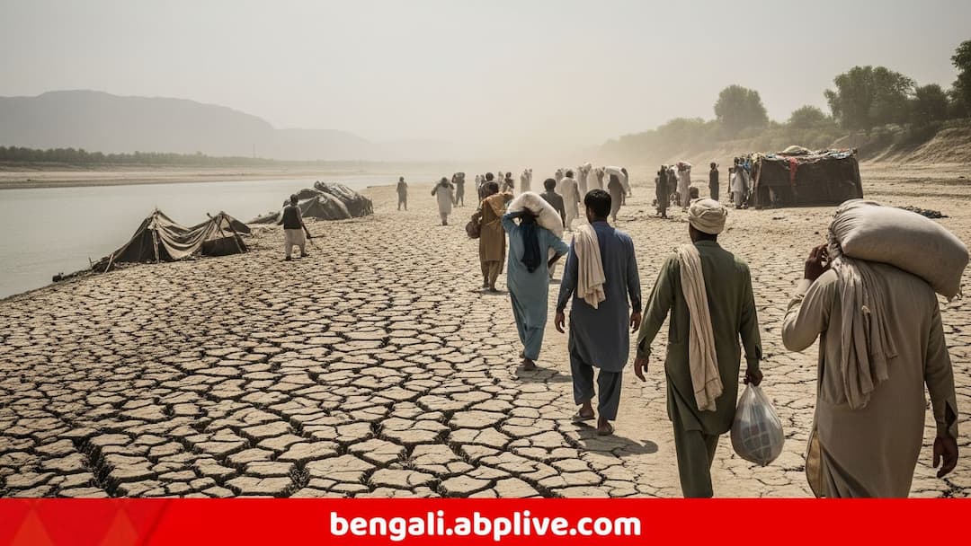 Pakistan Indus water drying 12 lakh people moved out Delta Pakistan News : পাকিস্তানে সিন্ধু বদ্বীপে নেই এক ফোঁটা পানীয় জল, চারিদিকে শুধুই নোনাস্রোত, ভিটেমাটি ছেড়েছেন ১২ লাখ মানুষ