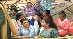 ब्लेडने दोरी कापली, हाताने बांबू खेचला! दादरच्या कबुतरखान्यावरील ताडपत्री काढली; जैन समाजाचे आंदोलन