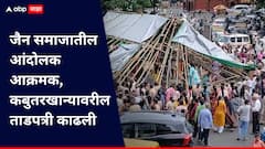 ब्लेडने दोरी कापली, हाताने बांबू खेचला! दादरच्या कबुतरखान्यावरील ताडपत्री काढली; जैन समाजाचे आंदोलन