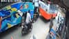 On Cam: Speeding Bus Crushes Autorickshaw Between Vehicles In Karnataka, 4 Injured