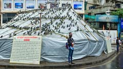 महाराष्ट्र: दादर कबूतरखाना पर फिर हंगामा, पक्षी प्रेमियों ने हटाया कवर, पुलिस तैनात
