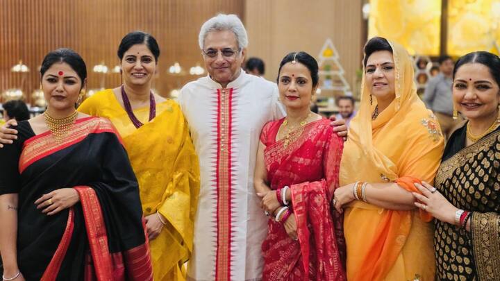 Mahua Moitra Wedding Reception:  মহুয়া মৈত্র ও পিনাকী মিশ্রের বিয়ের রিসেপশনে হাজির বিরোধী শিবিরের সাংসদরা।