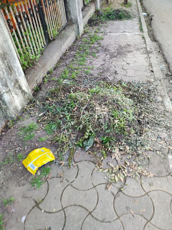 फुटपाथ स्वच्छता केल्यानंतर काढण्यात आलेला कचरा उठावही तातडीने करायला हवा होता.