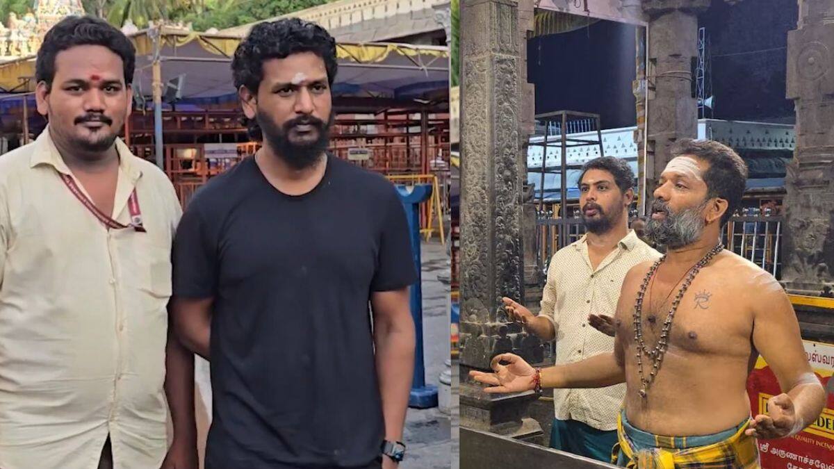 கூலி படத்திற்கு ஓவர் ஹைப்.. திருவண்ணாமலை சென்ற லோகேஷ் கனகராஜ்.. திடீரென குவிந்த ரசிகர்கள்