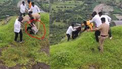 पत्नीसोबत घरगुती वाद, अजिंक्यतारा किल्ल्यावर तरुणाचा आत्महत्येचा प्रयत्न, पण पोलिसांच्या रुपात आले देवदूत 