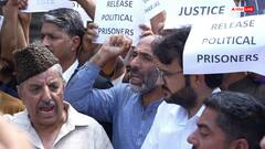 जम्मू-कश्मीर: इंजीनियर राशिद की रिहाई की मांग, प्रदर्शनकारियों को हिरासत में लिया गया