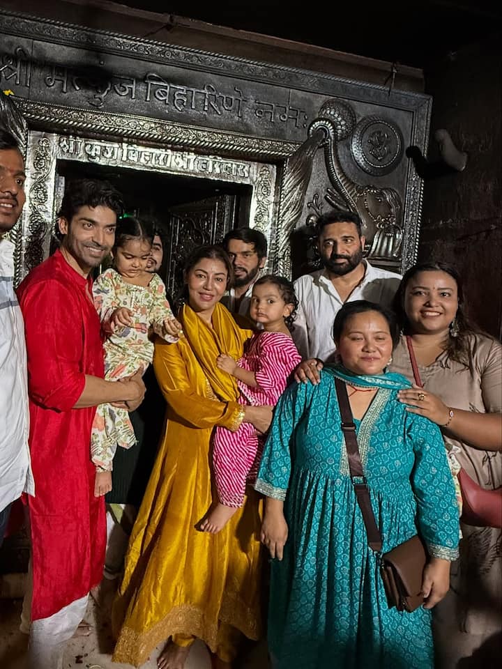 The couple met spiritual guru Premanand Maharaj at his ashram, where he advised Gurmeet to keep chanting God’s name.