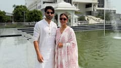 Debina Bonnerjee & Gurmeet Choudhary Seek Blessings At Premanand Maharaj’s Ashram In Mathura