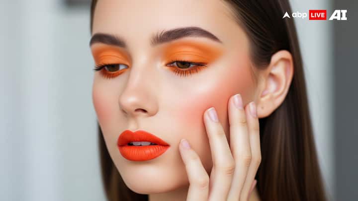 మీరు మినిమల్గా ఉండేందుకు ఇష్టపడేవారు అయితే మీ ముఖానికి ఆరెంజ్ కలర్ మేకప్ లుక్ని ఎంచుకోండి. అలాగే లిప్స్టిక్ కూడా ఆరెంజ్, ఐషాడో, నారింజ రంగు బ్లష్ ఉపయోగించవచ్చు. ఇది మీకు స్వాతంత్య్ర దినోత్సవ వేడుకల్లో డిఫరెంట్ లుక్ ఇస్తుంది.