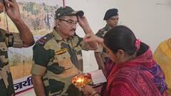 जैसलमेर: महिलाओं ने देश के रक्षकों संग मनाया रक्षाबंधन का त्योहार, PAK बॉर्डर पर BSF जवानों को बांधी राखी