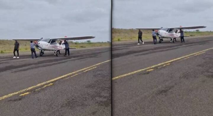 लँडिंग करताना पुढचं चाक वाकड झाल्याने हा विमान अपघात झाला असल्याची प्राथमिक माहिती आहे. तर रेड बर्ड या प्रशिक्षण संस्थेचे हे विमान होते.