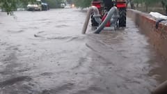 WATCH: PWD Deploys Powerful Motor On Mehrauli-Badarpur Road As Downpour Leaves Delhi Waterlogged