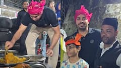 क्रिकेटर आवेश खान ने परिवार संग ख्वाजा गरीब नवाज की दरगाह में दी हाजरी, जायरीनों को परोसा लंगर