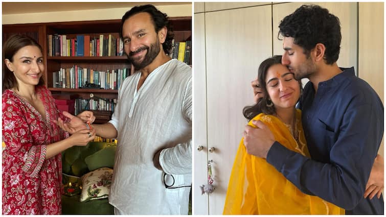 सैफ अली खान को बहन सोहा ने बांधी राखी, पटौदी फैमिली में यूं मना रक्षाबंधन सैफ अली खान को बहन सोहा ने बांधी राखी, पटौदी फैमिली में यूं मना रक्षाबंधन