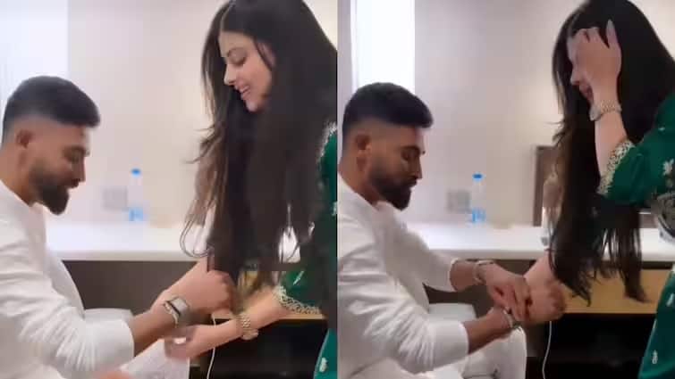 Janai Bhosale tied a rakhi to Indian cricketer Mohammed Siraj on Raksha Bandhan Watch: સોશિયલ મીડિયાએ પવિત્ર સંબંધને કર્યો બદનામ, વાયરલ વીડિયોથી ચૌકાવનારી હકીકત આવી સામે