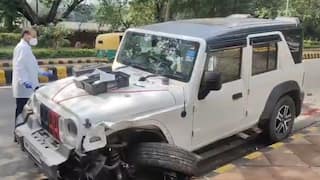 दिल्ली के चाणक्यपुरी में थार गाड़ी ने दो लोगों को कुचला, एक की मौत, नींद में था ड्राइवर