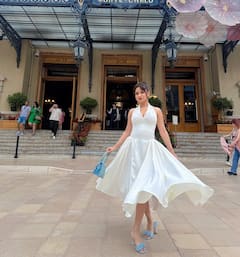 Avneet Kaur Channels Red Carpet Royalty In A Chic All-White Gown, See Pics