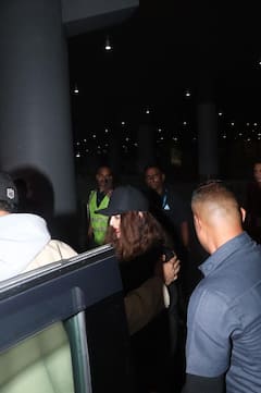 Abhishek Bachchan Waits For Aishwarya Rai As She Heads To The Car, See Pics