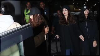 Abhishek Bachchan Waits For Aishwarya Rai As She Heads To The Car, See Pics