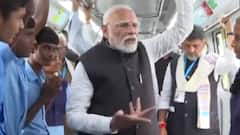WATCH | PM Modi Rides Newly Inaugurated Yellow Line Metro In Bengaluru, Interatcs With Passengers