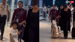 बेटी मालती मैरी संग एयरपोर्ट दिखीं Priyanka Chopra, कैप लगाए पैपराजी से बचती आईं नजर