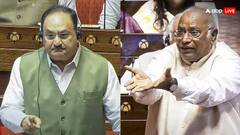 खरगे बोले- 'सदन में हंगामे के बीच पास हो रहे बिल, ये लोकतंत्र के साथ धोखा', नड्डा ने दिया जवाब