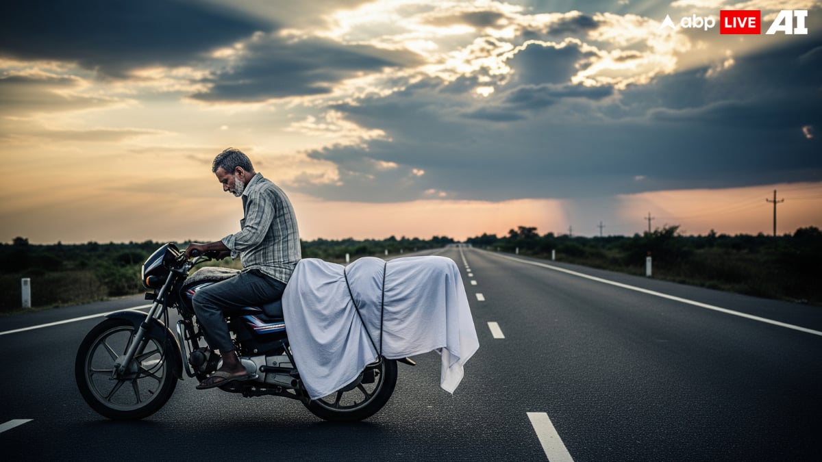 Husband Forced To Tie Wife’s Body To Bike After Fatal Truck Hit