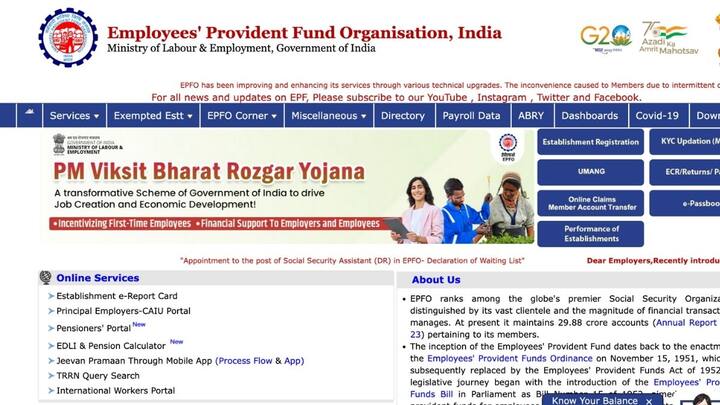 पैसे निकालने के लिए सबसे पहले आपको EPFO की ऑफिशियल वेबसाइट https://www.epfindia.gov.in/site_en/index.php पर जाना होगा फिर अपना UAN नंबर और पासवर्ड दर्ज करने से लॉगिन करें. Online Services में जाकर Claim Form-31, 19, 10C & 10D सिलेक्ट करें.