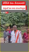 టీడీపీకి ఓటు వేయటానికి వెళ్తుంటే మా కారు పగులగొట్టారు