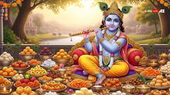 Janmashtami 2025: जन्माष्टमी पर श्रीकृष्ण को 56 भोग क्यों लगाया जाता है? जानें पौराणिक कथा और इसका महत्व