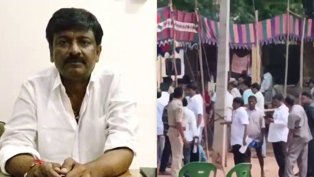 Clash between YSRCP and TDP activists during Pulivendula ZPTC ByElection BTech Ravi Ambati Rambabu Pulivendula ZPTC ByElection: పులివెందులలో పలుచోట్ల ఉద్రిక్తత.. 100 కోట్లు పెట్టారని బీటెక్ రవి ఆరోపణలు, పత్తి యాపారం ఆపాలన్న వైసీపీ
