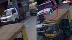 Video: कचरे की गाड़ी ने एक के बाद एक कई वाहनों को मारी टक्कर, एक की मौत, वीडियो वायरल