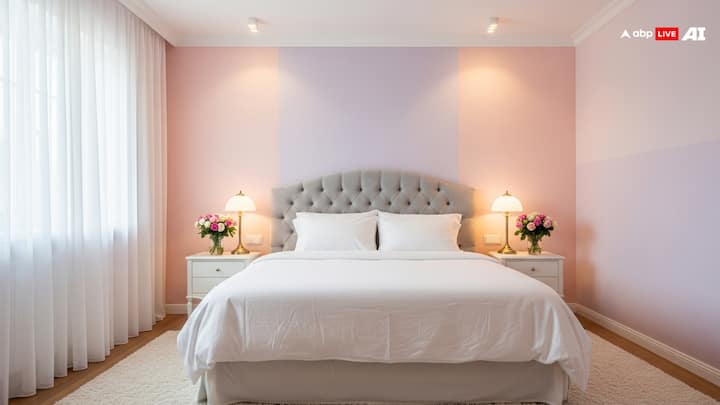 घर के बेडरूम में हमेशा हल्का गुलाबी या लैवेंडर कलर करवाना चाहिए. ऐसा इसलिए क्योंकि ये रंग दांपत्य जीवन में मधुरता और प्रेम को बढ़ाता है. इसके साथ ही ये कलर मानसिक तनाव को भी कम करता है.