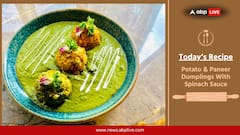 Independence Day 2025 Recipes: Know How To Prepare Potato & Paneer Dumplings With Spinach Sauce