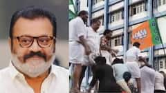 Suresh Gopi's Thrissur Office Attack: Police Deploy Water Cannons To Disperse Protesting BJP Workers — Video
