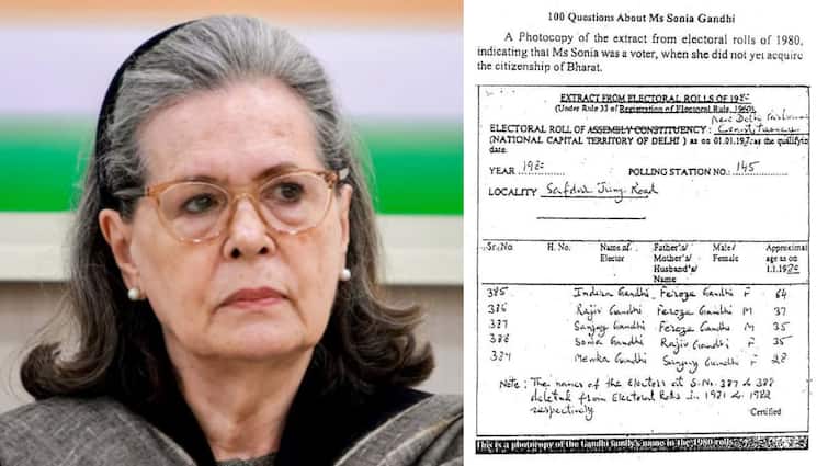 BJP Vs CONG.: குடியுரிமை இல்லாத சமயத்தில் சோனியாவுக்கு ஓட்டுரிமை வந்தது எப்படி.?; ஆதாரத்துடன் பாஜக கேள்வி