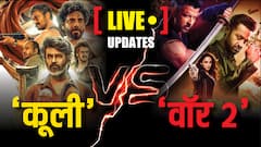 Coolie Vs War 2 Release LIVE: एडवांस बुकिंग में 'कूली' पड़ी 'वॉर 2' पर भारी, रिलीज से पहले ही कर डाला बंपर कलेक्शन