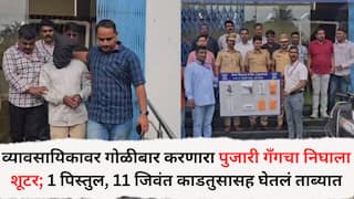 Pune Crime News: व्यावसायिकावर गोळीबार करणारा पुजारी गँगचा निघाला शूटर; 1 पिस्तुल, 11 जिवंत काडतुसासह घेतलं ताब्यात, नेमकं काय घडलं?
