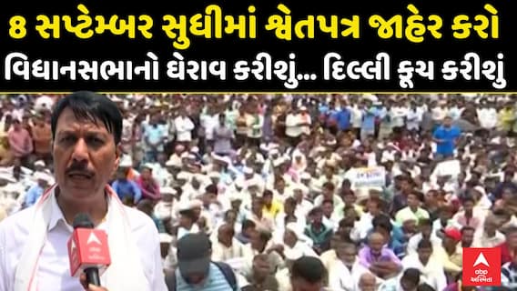 Amit Chavda : 8 સપ્ટેમ્બર સુધીમાં શ્વેતપત્ર જાહેર કરો, વિધાનસભાનો ઘેરાવ કરીશું... દિલ્લી કૂચ કરીશું