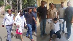 हरियाणा: रेवाड़ी में इनामी बदमाश को पुलिस ने घाघरा-कुर्ती पहनाकर बाजार में घुमाया, हत्या मामले में है आरोपी