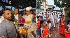 कृषीमंत्री पदाची जबाबदारी स्वीकारल्यानंतर दत्तात्रय भरणे यांचा पहिला विदर्भ दौरा; अकोल्यात वारकरी बांधवांच्या आगळ्यावेगळ्या स्वागताने भावूक, म्हणाले...