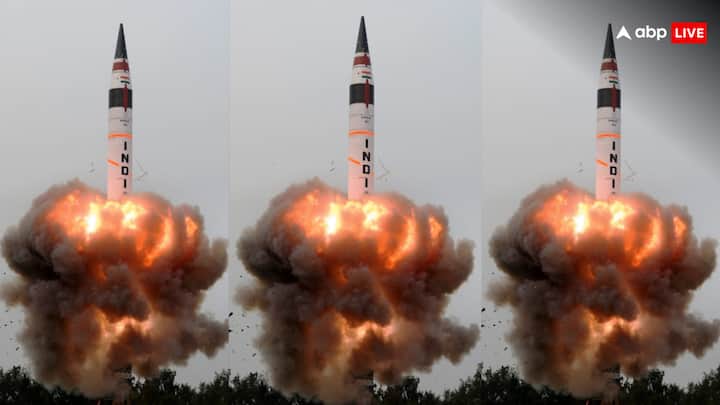 Along with the BrahMos cruise missile, India also has the longest distance-range missile in the form of Agni-V. This highly deadly missile is capable of accurate and vigorously attacking in the range of 5000 to 8000 km. Apart from the enemy countries of India, Pakistan and China, this missile can easily target many countries of the world. This is 24 times higher than the speed sound of hypersonic missile, which can accurately attack the enemy's target at a speed of 29,401 kmph.
