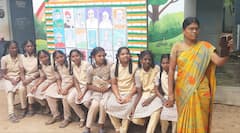 விடுதலைப் போராட்ட வீரர்களுடன் செல்ஃபி; சுதந்திர தின விழாவை முன்னிட்டு அசத்திய அரசுப்பள்ளி!